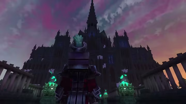 Hytale presume de Músculo: Un Castillo Gótico Colosal y el Regreso del Dragón de Hielo