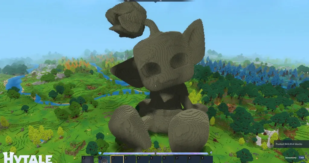Revolución Creativa: Hytale permite importar modelos 3D de 800.000 bloques en segundos