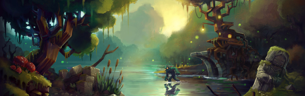 Paisaje de Emerald Grove